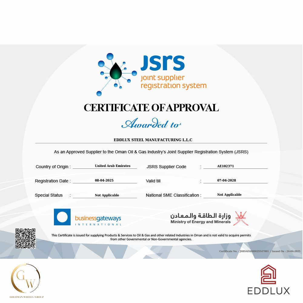 Eddlux Manufacturing L.L.C. Achieves JSRS Certification
